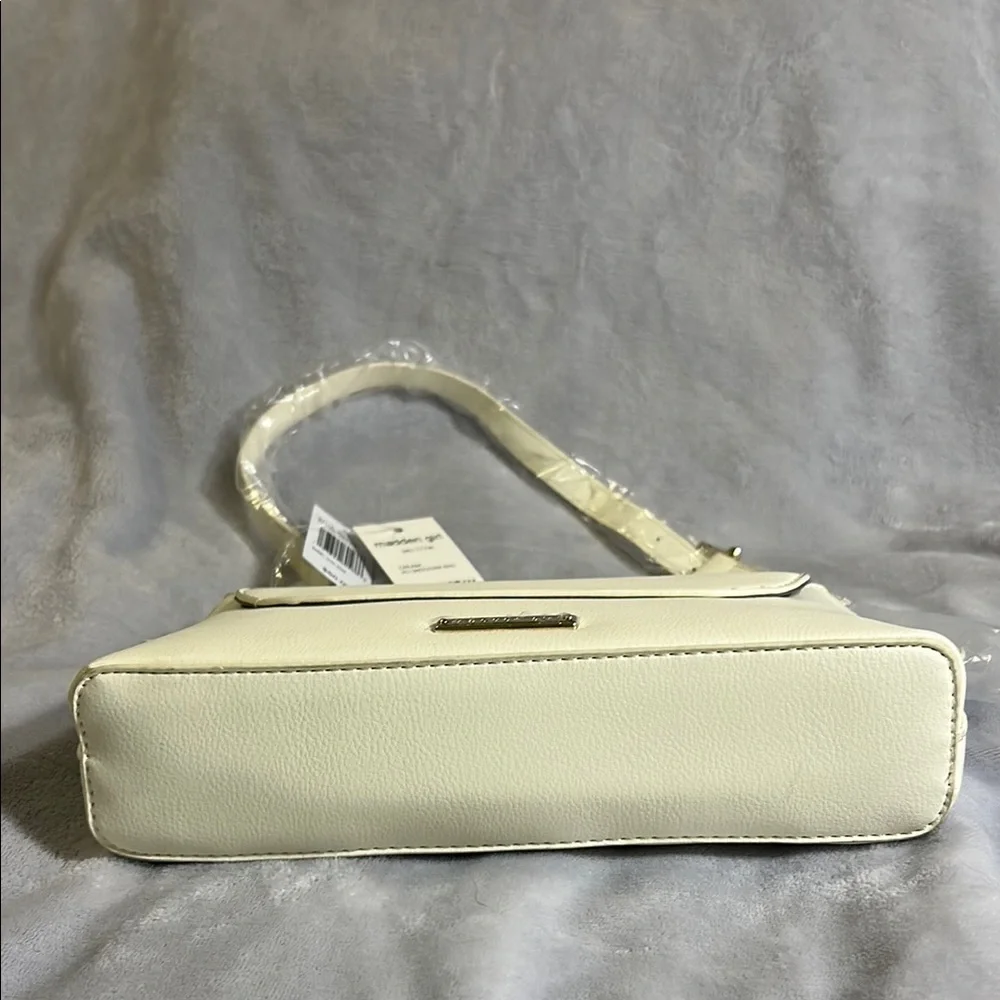 Madden Girl Cream Shoulder Bag